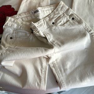 White jeans